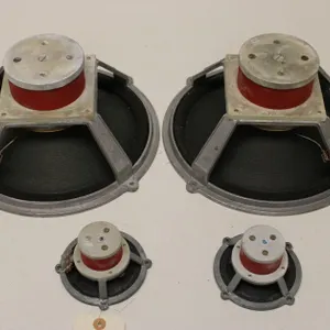 Vintage pair of 12 inch Wharfdale Speakers Made in England with Tweeters