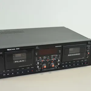 Vintage Tascam 302 Professional Rack Mount Dual Cassette Deck