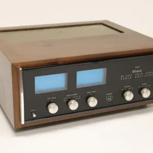 Vintage McIntosh MC 2505 Solid State Power Amplifier Amp Walnut Case