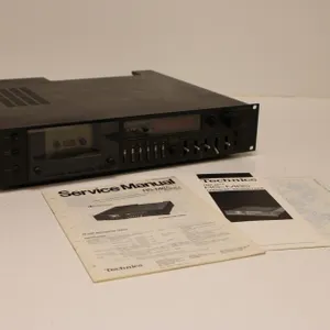Technics Cassette Tape Deck RS-M85 with Manuals, Rack Mount