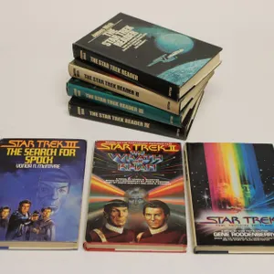 Lot of 7 Assorted Star Trek Hard Cover Books