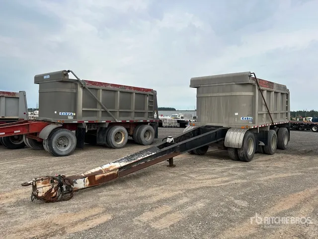 2001 Cobra 17 ft Tri/A Pup Dump Trailer