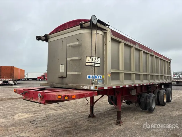 1998 Cobra 33 ft Tri/A End Dump Trailer