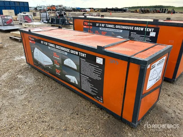 TMG GH2550 25 ft x 50 ft Tunnel Greenhouse (Unused)
