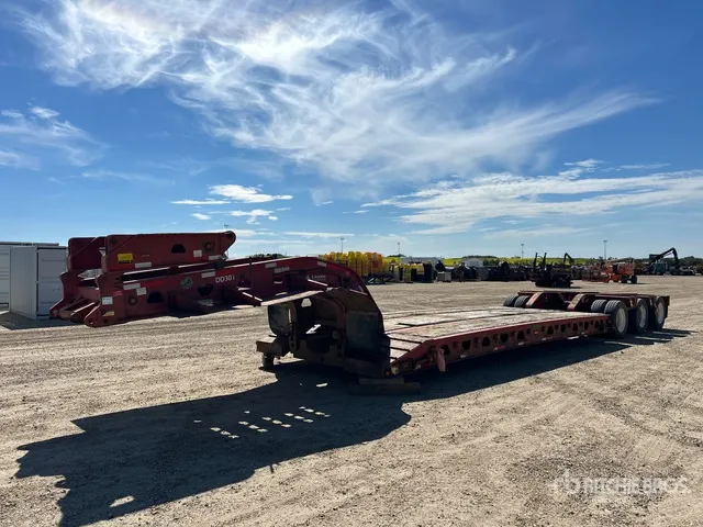 2006 Aspen 55 t Tri/A Removable Gooseneck Lowboy Trailer