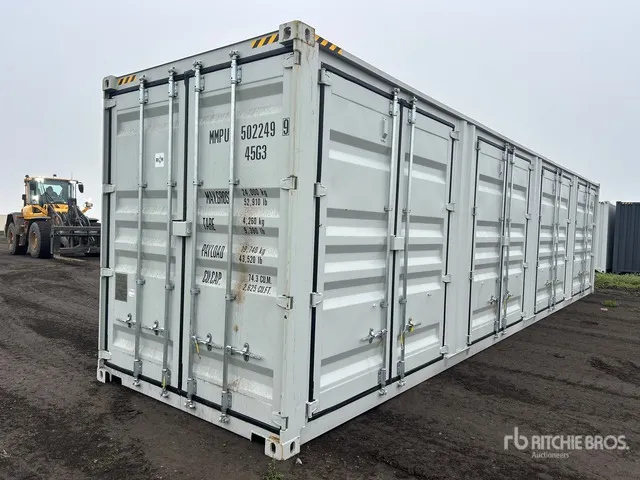 2026 40 ft High Cube Multi-Door Storage Container