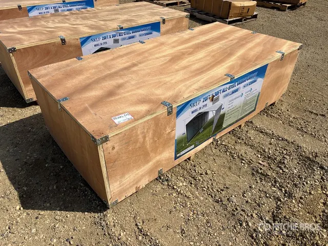 2026 SKLP SK-ZP20 20 ft x 30 ft All-Steel Enclosed Carport (Unused)