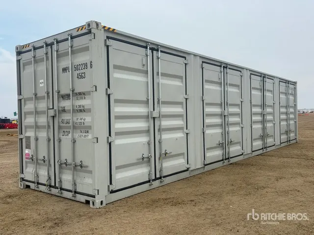 2026 40 ft High Cube Multi-Door Storage Container
