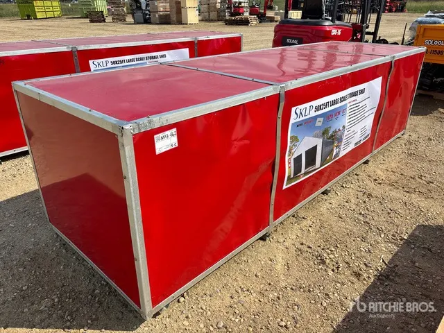 2026 SKLP SK-S5025 25 ft x 50 ft Large Scale Storage Building (Unused)