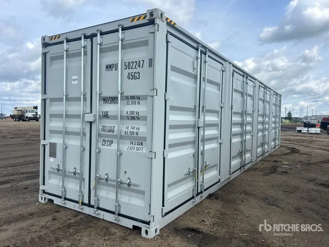 2026 40 ft High Cube Multi-Door Storage Container