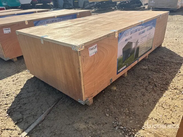 2026 SKLP SK-ZP20 20 ft x 30 ft All-Steel Enclosed Carport (Unused)