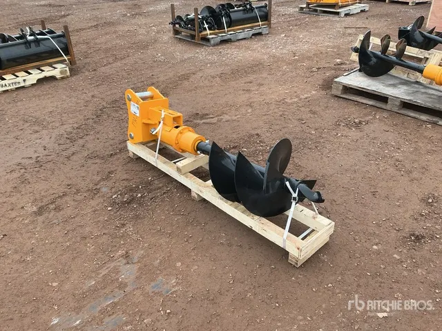 2026 GIYI 34 in Excavator Auger - Fits Cat 305 (Unused)
