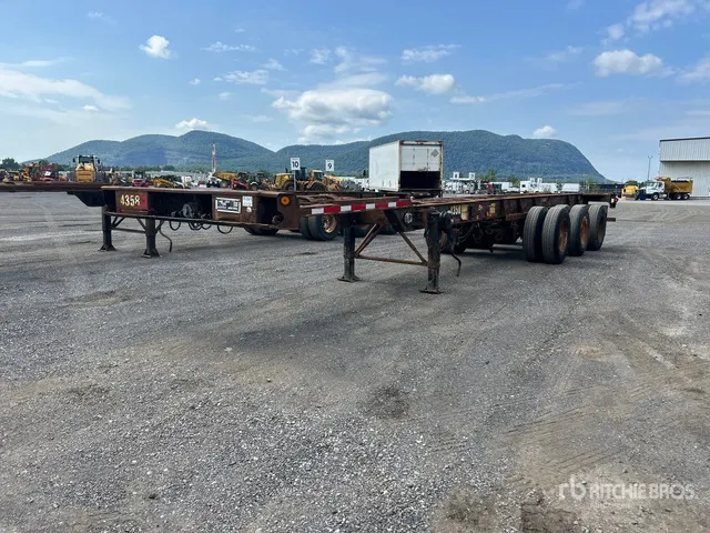 2008 Max Atlas 40 ft Tri/A Extendable Container Trailer