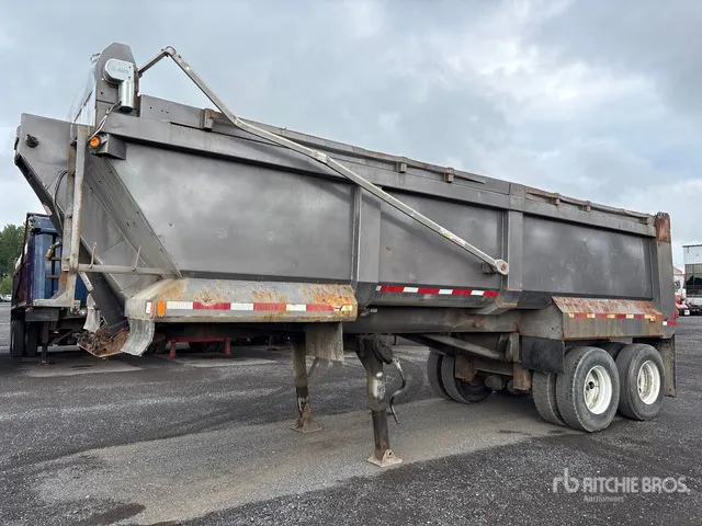 2004 Larochelle M402D T/A Quarter Frame End Dump Trailer