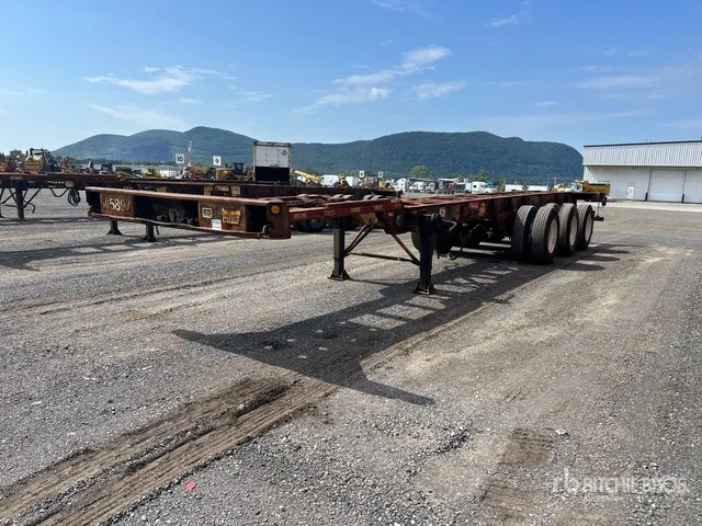 2007 Max Atlas 40 ft Tri/A Extendable Container Trailer
