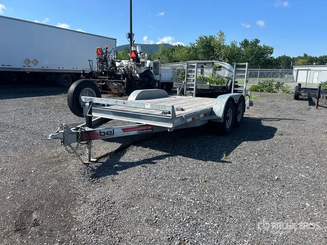 2022 Isabel 81X14T 14 ft T/A Equipment Trailer