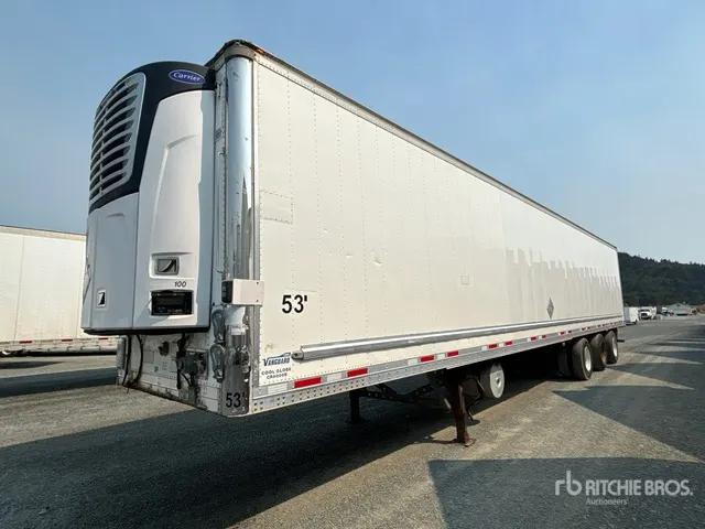 2013 Vanguard 53 ft x 102 in T/A Refrigerated Trailer