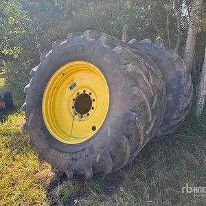 Quantity of (4) 650/65R38 Tires - Fits John Deere 4730