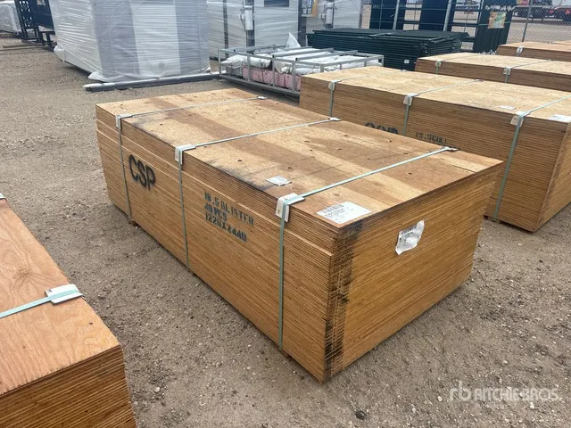 Quantity of (40) 3/4" 4x8 CSP/DFP No Stamp Plywood (Unused)
