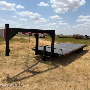 Shop built flatbed trailer