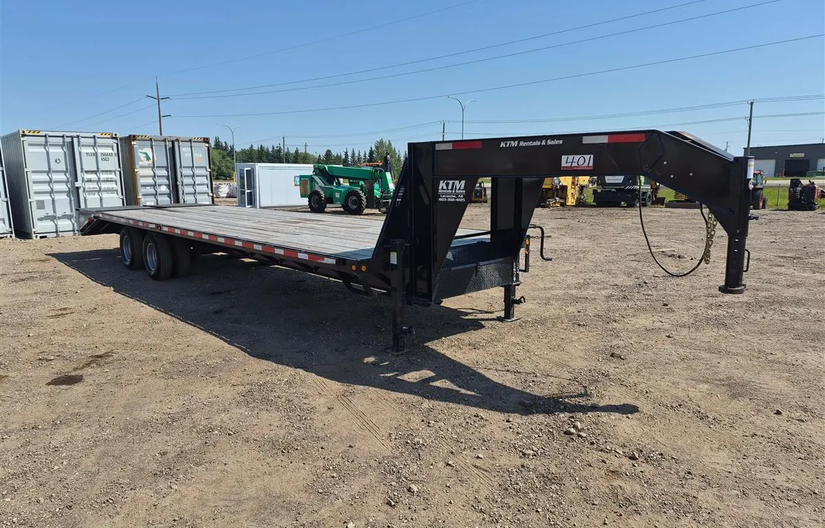 2024 ABU 23' T/A Gooseneck Equipment Trailer