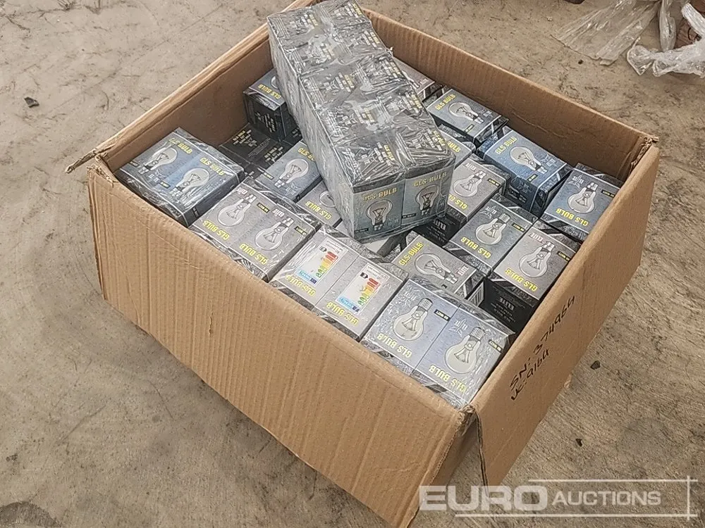 Box of GLS 110 Volt Clear Bulb