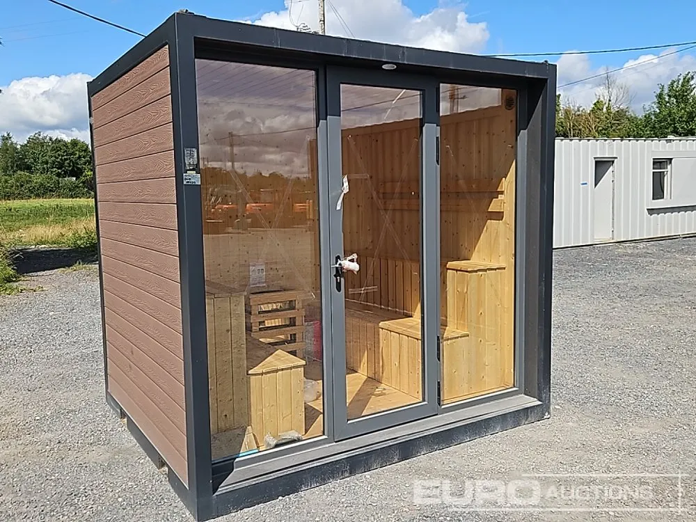 Unused 9' x 7' Container Sauna Room (Cannot Be Reconsigned)