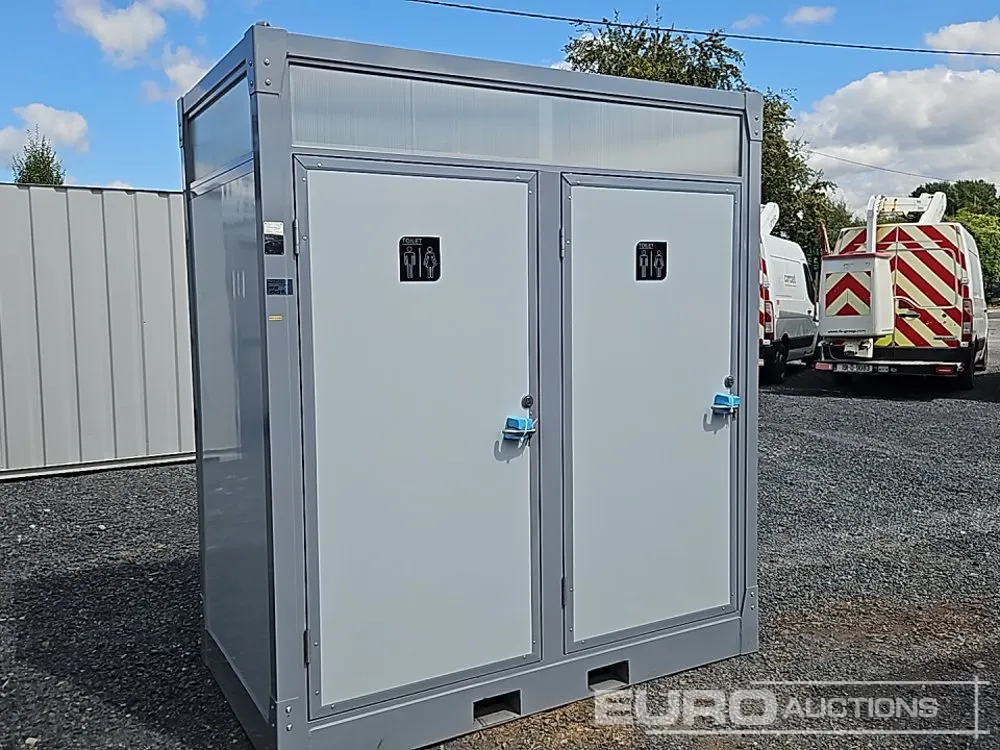 Unused Steel Double Toilet Block (Cannot Be Reconsigned)