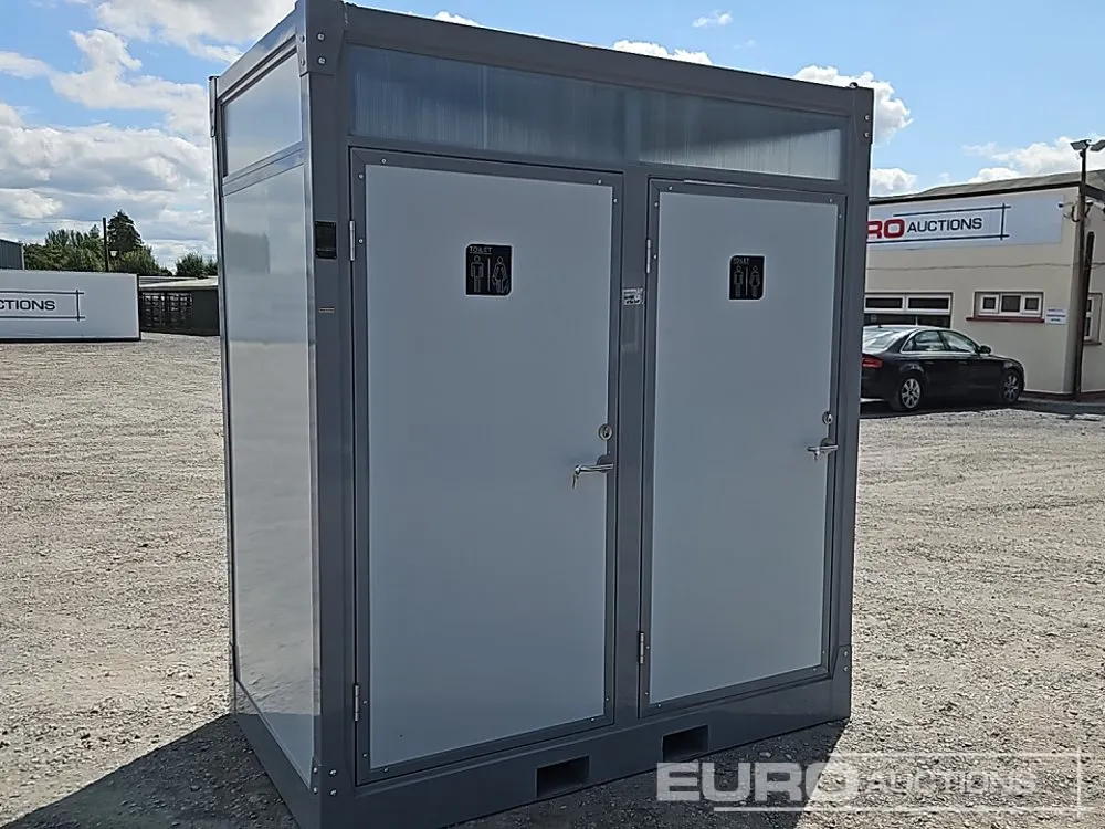 Unused Steel Double Toilet Block (Cannot Be Reconsigned)