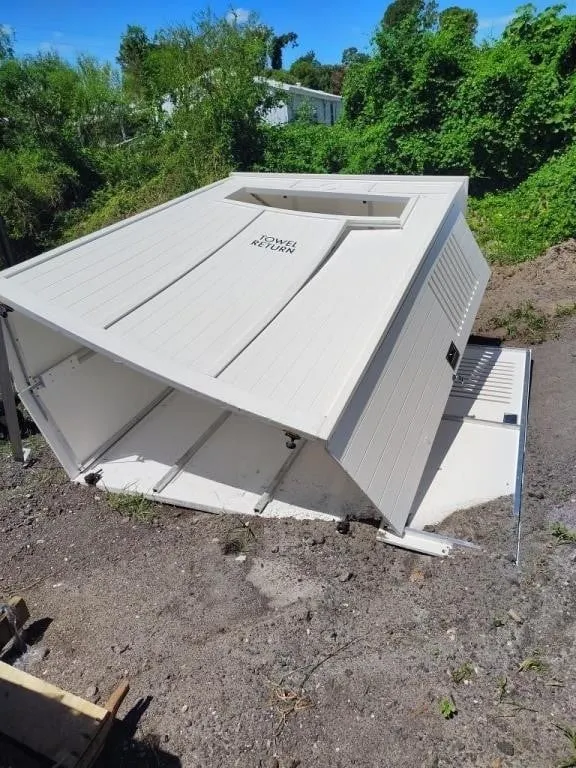 TOWEL RETURN SHED