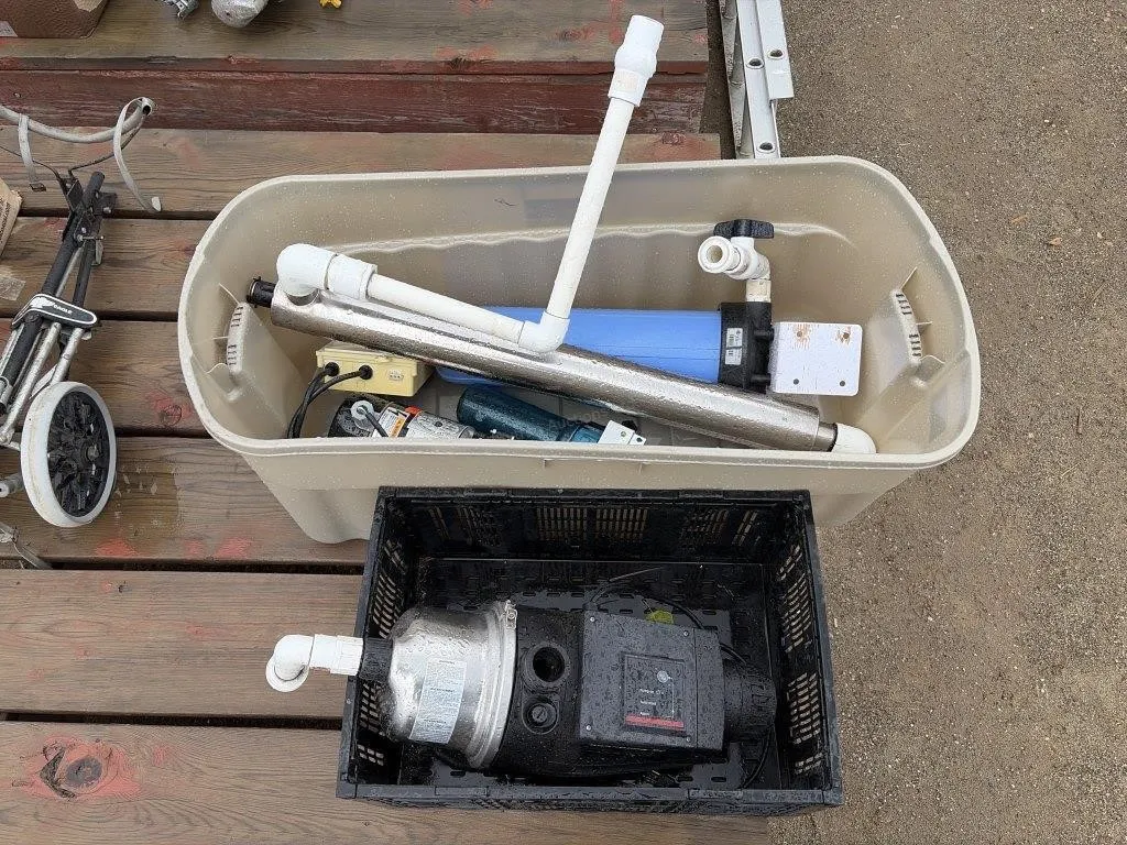 Grundfos Well Pump and Filtration System