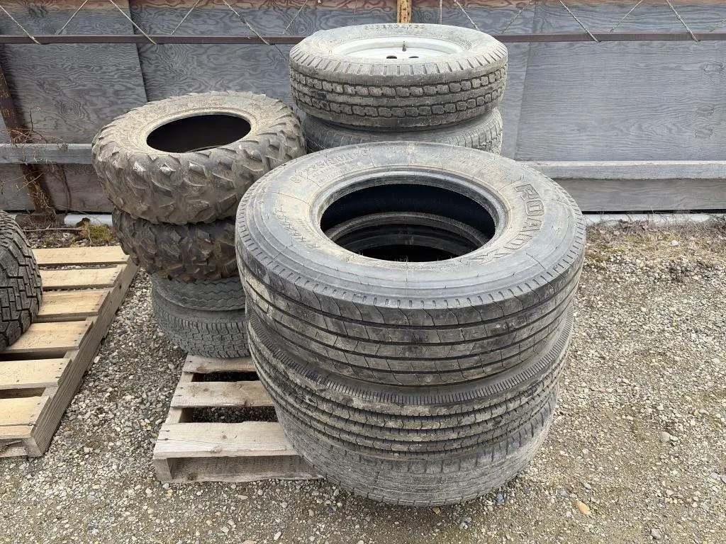 Seven Tires & Rims, Two Tires, & Two ATV Tires