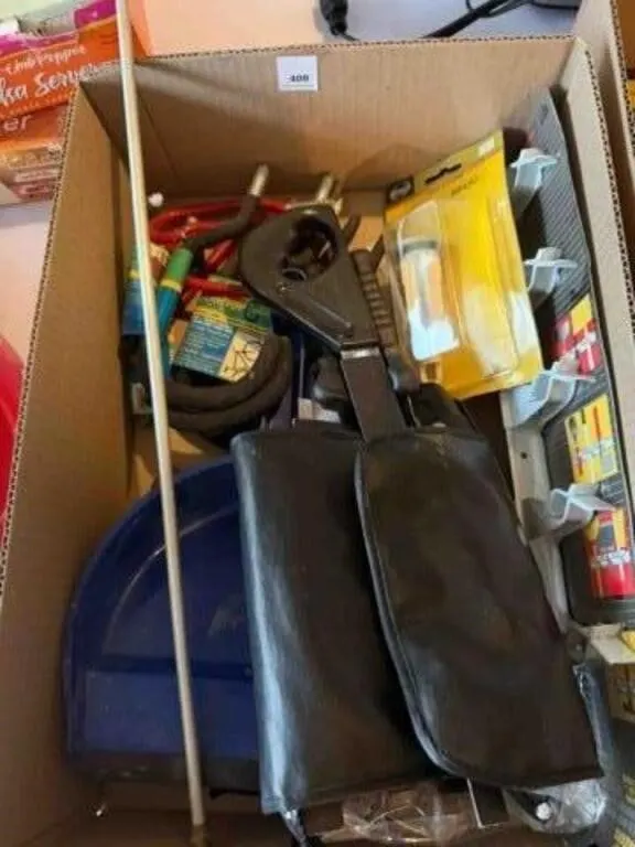 Box of misc. hardware items