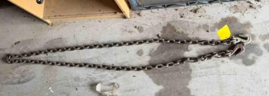 11ft log chain w/hooks