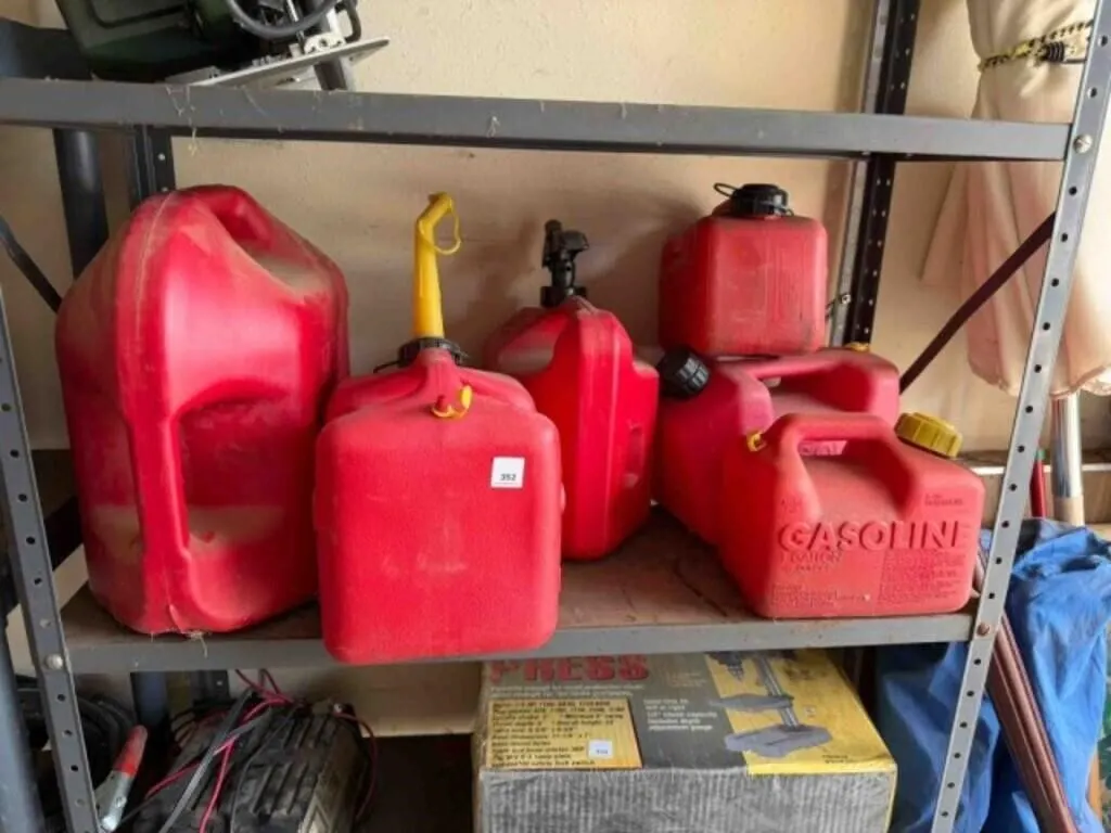 misc. plastic fuel jugs