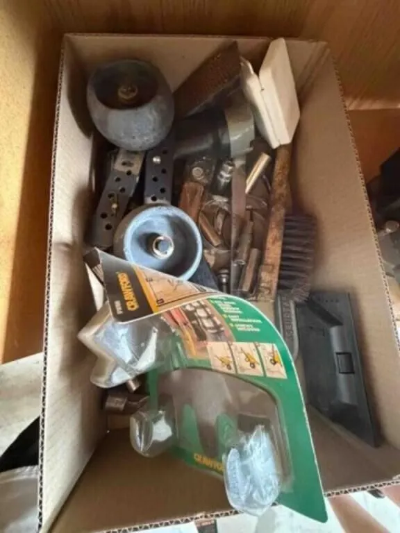 box of misc. tools