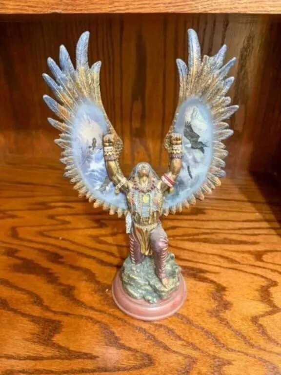 Native American figurines and Eagle figurine's