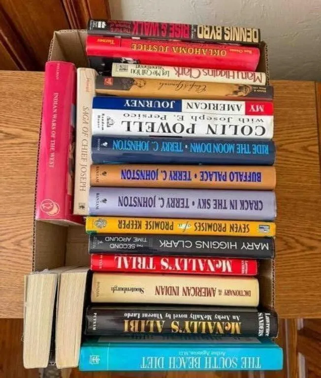 2-boxes of books