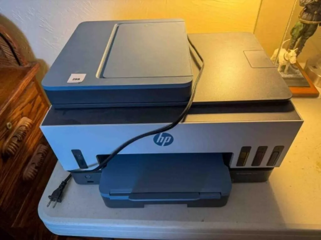 HP Smart Tank 7602, 110vt, works, made a picture