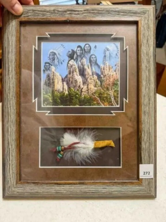 Framed art print Native American Sprits