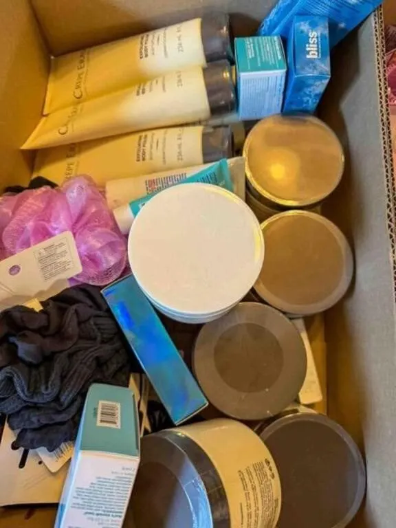 lady products, creams new, etc