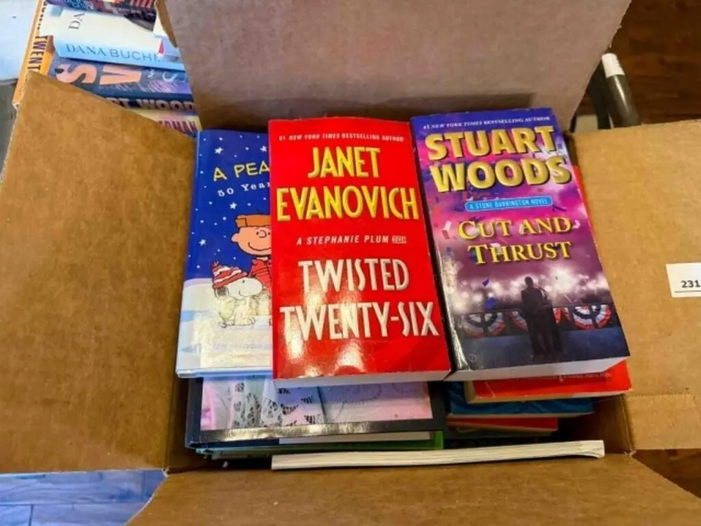 2-boxes of books