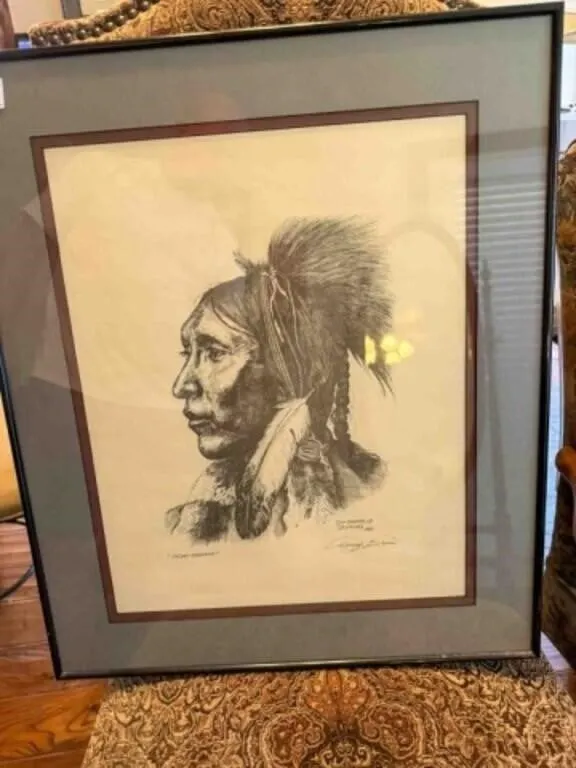 "Indian Heritage" by Dan Brewer, 26" x 30"