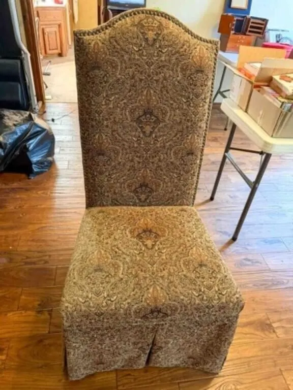 tall back sitting chair