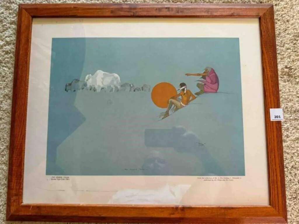 Jerome Tiger Print "The Legend Teller"