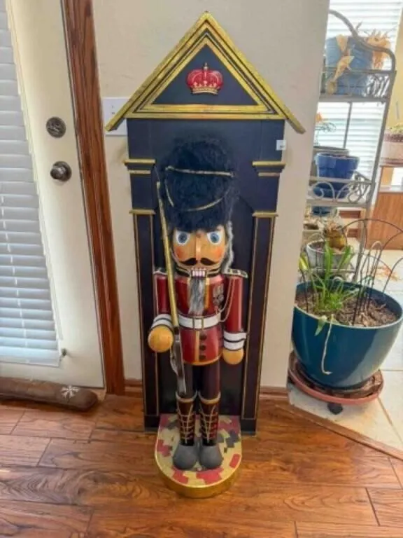 Bombay & Co. nutcracker, 4ft tall