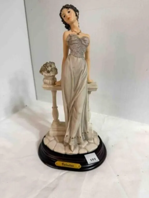 13½" Valentino porcelain figurine