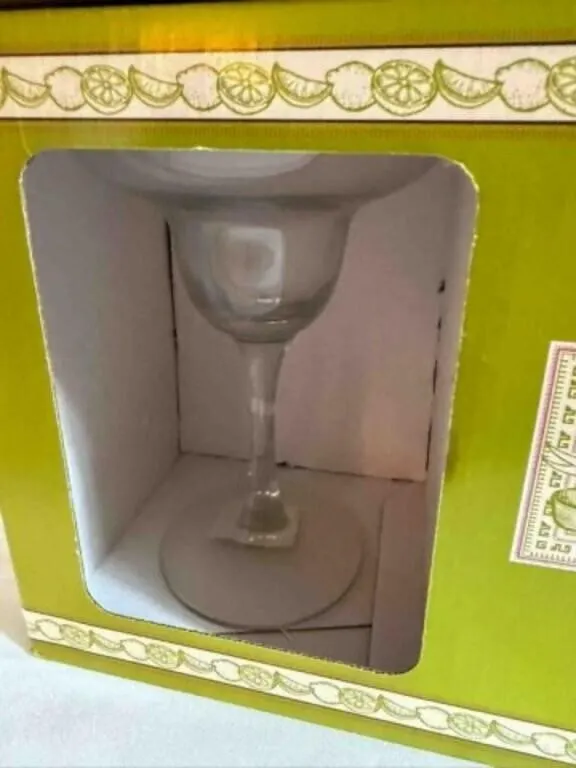 set of 4 Margarita glass still in box