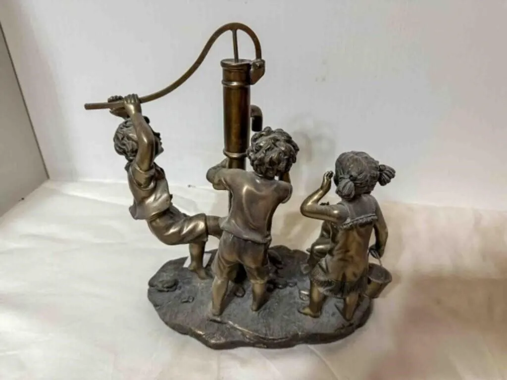 Pewter Statue, 11" tall