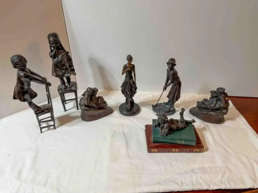 cold cast bronze figurines